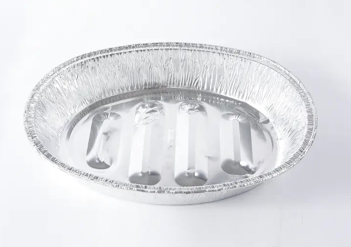 丸型シワ加工アルミホイル食品容器の多用途性: すべてのキッチンの必需品